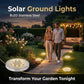 ☀️ ¡50% de descuento! Luz solar de suelo para jardín · 8 LED · Sin cableado