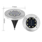 ☀️ ¡50% de descuento! Luz solar de suelo para jardín · 8 LED · Sin cableado