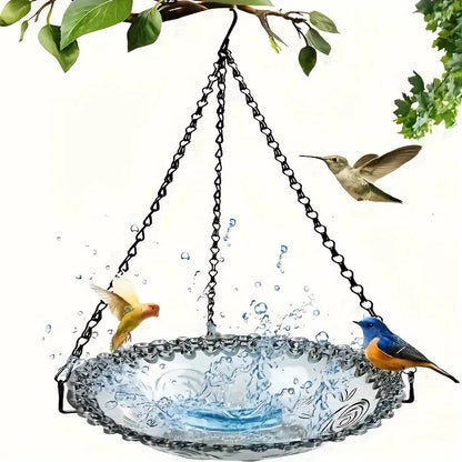 🔥💐 Oferta de primavera · ¡49 % DE DESCUENTO! 🐦 Fuente solar colgante en cascada para aves
