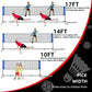 Red Portátil de Bádminton y Tenis – Ancho Ajustable 3–6m, Fácil Montaje
