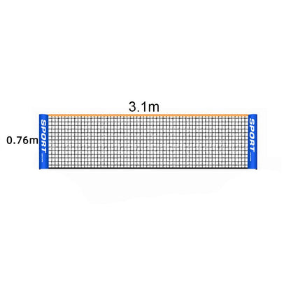 Red Portátil de Bádminton y Tenis – Ancho Ajustable 3–6m, Fácil Montaje