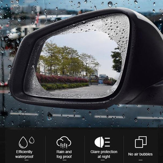 🚗 ¡50% DE DESCUENTO! 💧 Lámina Impermeable y Antirreflejo para Espejo Retrovisor ✨
