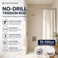🛏️¡50% OFF!🔧Barra Extensible sin Taladro – Instalación sin Daños· Antideslizante y Multiusos· Carga Máx. 15KG 🏠
