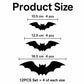 🦇 ¡50% DE DESCUENTO! 🎃 Murciélagos LED 3D Decoración Halloween – Luz Morada, Colgantes y Adhesivos para Pared – Ambiente Terrorífico para Casa y Fiesta 🌙