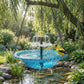 🔥💐 Oferta de primavera · ¡49 % DE DESCUENTO! 🐦 Fuente solar colgante en cascada para aves