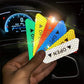 📢 ¡50 % DE DESCUENTO! 💡 Pegatinas reflectantes para coche · Paquetes de 4 o 20 uds