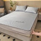 Exclusivo 50% de descuento | Set de ropa de cama de enfriamiento de seda de hielo | Manto y funda de almohada de verano transpirable y deshidratante | Acogedor de sueño ligero de secado rápido