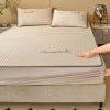 Exclusivo 50% de descuento | Set de ropa de cama de enfriamiento de seda de hielo | Manto y funda de almohada de verano transpirable y deshidratante | Acogedor de sueño ligero de secado rápido