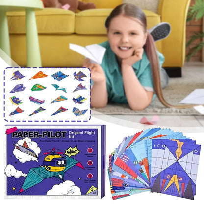 ⏳🔥50% DESCUENTO POR TIEMPO LIMITADO! ⏰🔥 Set Creativo DIY de Aviones de Papel para Niños