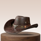 ☀️🌬️ ¡TIEMPO LIMITADO 50% OFF! 🤠Sombrero Vaquero Transpirable con Protección Solar