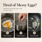 🥚🍳 Molde para Huevos de Acero Inoxidable 304 – Formas Divertidas para el Desayuno, Base Plana Antifugas y Diseño de Fácil Desmoldeo