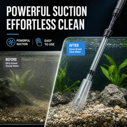 🎉OFERTA ESPECIAL 50% OFF🔥Limpiador Eléctrico de Grava para Acuario✨