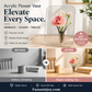 💐Compra 2 y lleva 1 gratis🎁 Florero Acrílico Transparente Estilo Nórdico | Elegante Soporte de Plantas para Escritorio y Decoración del Hogar | Centro de Mesa Moderno para Sala y Bodas