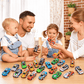 🚗 Garaje de Juguete Plegable con Coches
