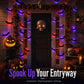 🦇 ¡50% DE DESCUENTO! 🎃 Murciélagos LED 3D Decoración Halloween – Luz Morada, Colgantes y Adhesivos para Pared – Ambiente Terrorífico para Casa y Fiesta 🌙