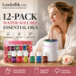🌺 ¡Último Día Precio Especial! 🌷 Set de 12 Aceites Esenciales Hidrosolubles