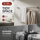 🛏️¡50% OFF!🔧Barra Extensible sin Taladro – Instalación sin Daños· Antideslizante y Multiusos· Carga Máx. 15KG 🏠