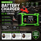 ⏳⏰ Cargador Inteligente de Batería de Coche 12V 6A – Tecnología de Reparación por Pulsos· Mantenimiento Automático y Desulfatación