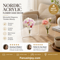 💐Compra 2 y lleva 1 gratis🎁 Florero Acrílico Transparente Estilo Nórdico | Elegante Soporte de Plantas para Escritorio y Decoración del Hogar | Centro de Mesa Moderno para Sala y Bodas