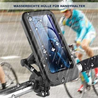 🚲🏍️ Soporte para celular resistente a la lluvia para bicicleta y motocicleta · Giro de 360°