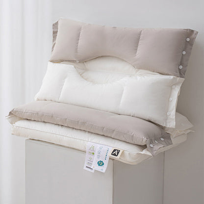 🛏️ ¡OFERTA LIMITADA 50% OFF! ☁️ Almohada Cervical de Doble Zona — Varilla Cervical· Lados Suave y Firme