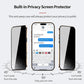📱 Funda magnética de doble cara para iPhone con cristal de privacidad