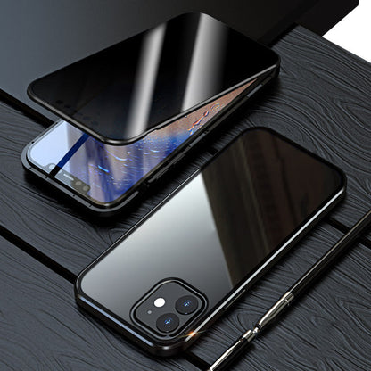 📱 Funda magnética de doble cara para iPhone con cristal de privacidad