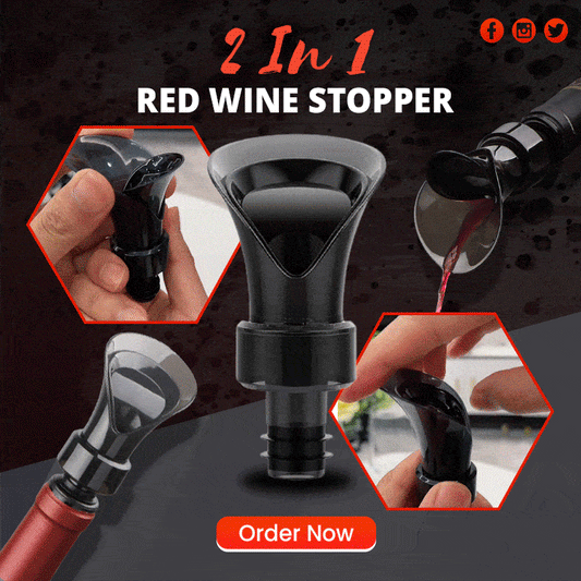 ¡50% DE DESCUENTO AHORA! 🧪 Envasadora de vino 2 en 1: bomba de vacío y selladora, conserva la frescura y el aroma ✨