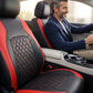 🚗✨ ¡50% DE DESCUENTO! Set de 9 piezas de fundas de asiento de coche de cuero – ajuste universal, transpirable y fácil de limpiar para un interior perfecto