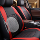 🚗✨ ¡50% DE DESCUENTO! Set de 9 piezas de fundas de asiento de coche de cuero – ajuste universal, transpirable y fácil de limpiar para un interior perfecto