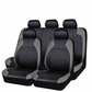 🚗✨ ¡50% DE DESCUENTO! Set de 9 piezas de fundas de asiento de coche de cuero – ajuste universal, transpirable y fácil de limpiar para un interior perfecto