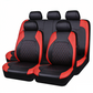 🚗✨ ¡50% DE DESCUENTO! Set de 9 piezas de fundas de asiento de coche de cuero – ajuste universal, transpirable y fácil de limpiar para un interior perfecto