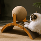 🐱 ¡50% DE DESCUENTO AHORA! 💖 Bola Rascadora de Sisal Natural para Gatos con Almohadilla de Cartón – Duradera, Satisface el Rascado y Protege los Muebles 🧶