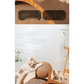 🐱 ¡50% DE DESCUENTO AHORA! 💖 Bola Rascadora de Sisal Natural para Gatos con Almohadilla de Cartón – Duradera, Satisface el Rascado y Protege los Muebles 🧶