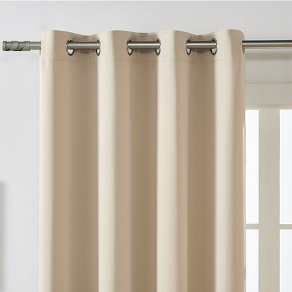 🪡 50% DESCUENTO! 🌙 Cortinas Opacas de Color Liso - Bloquea el 99% de la Luz, Ahorro Energetico y Perfectas para Dormitorio y Cine en Casa 🎦