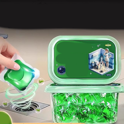 🏠💧 Cápsulas Neutralizadoras de Olores para Desagües – Fórmula Bio-Enzimática de Acción en el Origen. Aroma Fresco e Instantáneo· Sin Químicos Agresivos. ¡Adios a los Malos Olores! 🚰✅