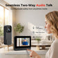 ⏳Time-Limited Special⏰Smart Video Doorbell with 4.3" Display – Two-Way Audio, Night Vision, Wide Angle 🏠