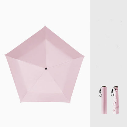 💖 ¡ÚLTIMO DÍA 50% OFF! ✨ Paraguas Ultraligero Sol y Lluvia – 103g· UPF 50+· Varillas de Fibra de Carbono – ¡Compacto y de Bolsillo! ☂️