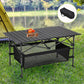 🏕️ ¡60% DESCUENTO! 🪑 Mesa de Camping Portátil – Plegable, Estable y de Montaje Rápido – Ideal para Camping, Picnic y Playa ☀️