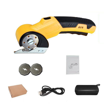 ✂️🔥 ¡50% DE DESCUENTO! Kit de Tijeras Eléctricas Inalámbricas Recargables y Portátiles para Tela – Corte Rápido, Batería USB y Hoja Afilada para Costura y Patchwork ✂️🧵