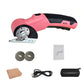 ✂️🔥 ¡50% DE DESCUENTO! Kit de Tijeras Eléctricas Inalámbricas Recargables y Portátiles para Tela – Corte Rápido, Batería USB y Hoja Afilada para Costura y Patchwork ✂️🧵