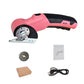 ✂️🔥 ¡50% DE DESCUENTO! Kit de Tijeras Eléctricas Inalámbricas Recargables y Portátiles para Tela – Corte Rápido, Batería USB y Hoja Afilada para Costura y Patchwork ✂️🧵