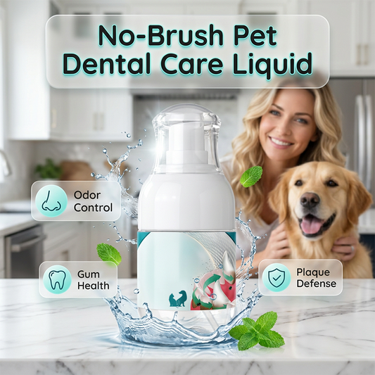 🐾 Líquido Dental para Mascotas Sin Cepillo – Cuidado Dental para Mascotas Fácil y Eficaz🦷