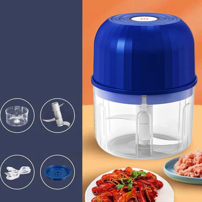 🔪🔥 ¡50% OFF por Tiempo Limitado! Mini Picadora Eléctrica Recargable – Pica Ajo, Carne y Verduras en Segundos 🥕✨