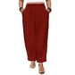 👖 ¡OFERTA POR TIEMPO LIMITADO 50% DTO! ✨ Pantalones Tobilleros con Dobladillo para Mujer – Corte Relajado, Cintura Elástica, Colores Sólidos 🍂