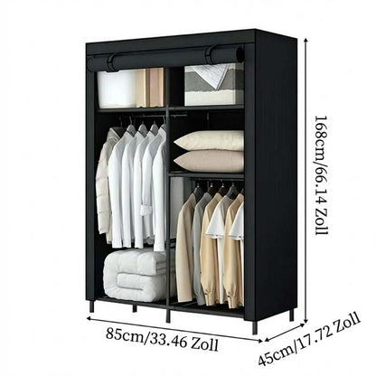 🔥📦 ¡ÚLTIMO DÍA 50% OFF! Armario Portátil de Tela No Tejida – Fácil Montaje, Marco de Acero, 3 Tamaños – Perfecto para Dormitorio y Vestidor 🏠✨