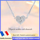 🎄 Oferta navideña 💕 Collar magnético con dije de corazón brillante