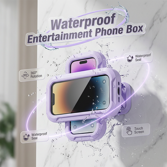 🔥¡VENTA CALIENTE 50% DE DESCUENTO! 💧📱 Ve tus series en la ducha — sin perderte lo mejor. Impermeable· rotación 360°· brazo telescópico y pantalla antivahos. Entretenimiento en el baño· totalmente protegido. ✨