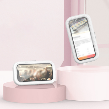 🔥¡VENTA CALIENTE 50% DE DESCUENTO! 💧📱 Ve tus series en la ducha — sin perderte lo mejor. Impermeable· rotación 360°· brazo telescópico y pantalla antivahos. Entretenimiento en el baño· totalmente protegido. ✨