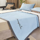 Exclusivo 50% de descuento | Set de ropa de cama de enfriamiento de seda de hielo | Manto y funda de almohada de verano transpirable y deshidratante | Acogedor de sueño ligero de secado rápido